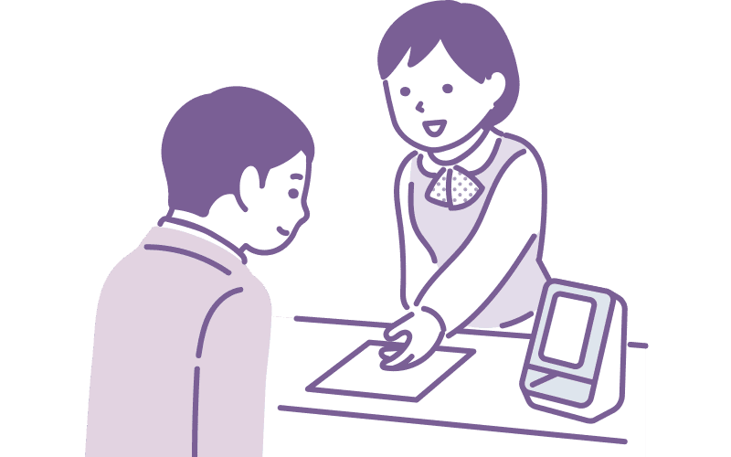 お会計・次回予約